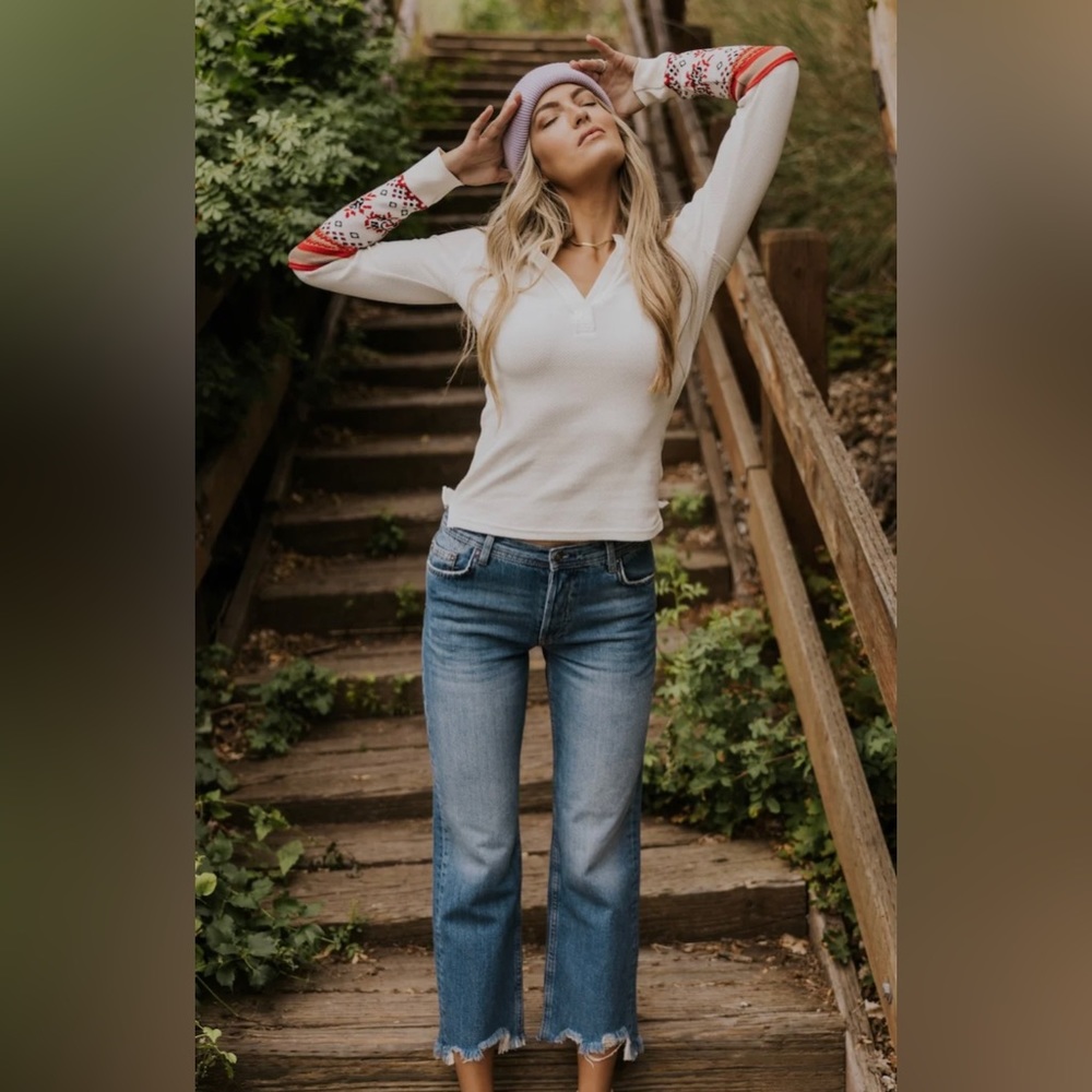 Free People Mikah Layering Cuff Cream Combo